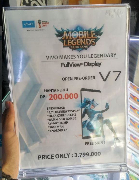 vivo v7 price