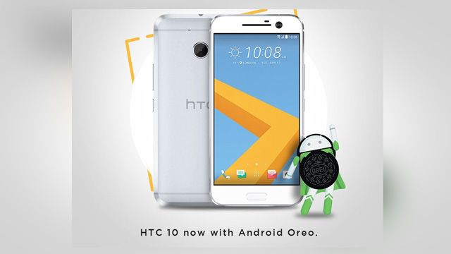 HTC 10 Receives Android 8.0 Oreo Update