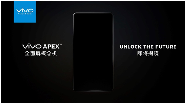 Vivo full-screen concept smartphone called APEX