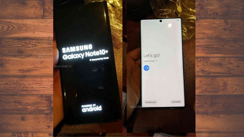 Samsung Galaxy Note 10+ Leaked Hands-on