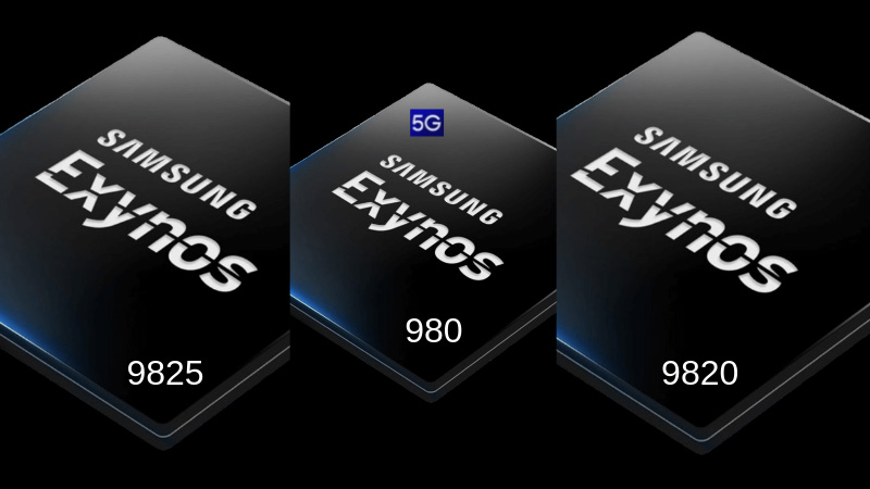 Exynos 980 vs Exynos 9825 vs Exynos 9820