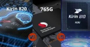 Kirin 820 5G vs Snapdragon 765G vs Kirin 810