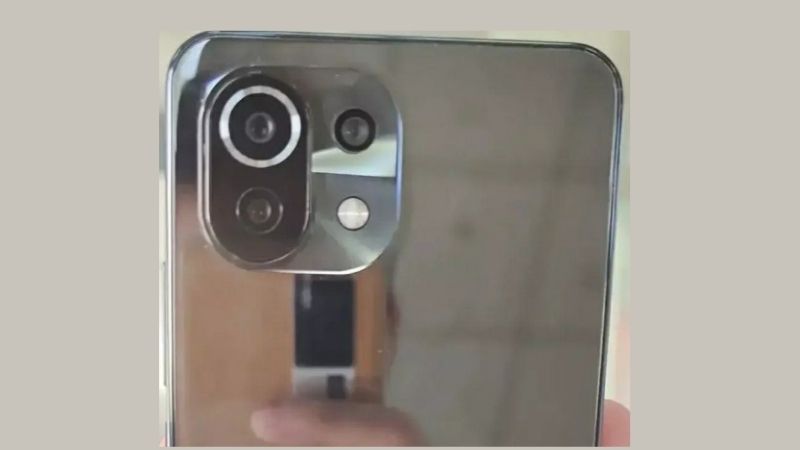Xiaomi Mi 11 Lite leaked photo shows camera design