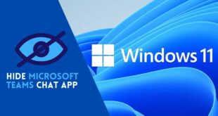 Remove Microsoft Teams Chat Icon windows 11