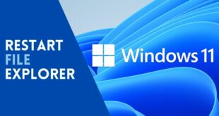 Restart File Explorer Windows 11