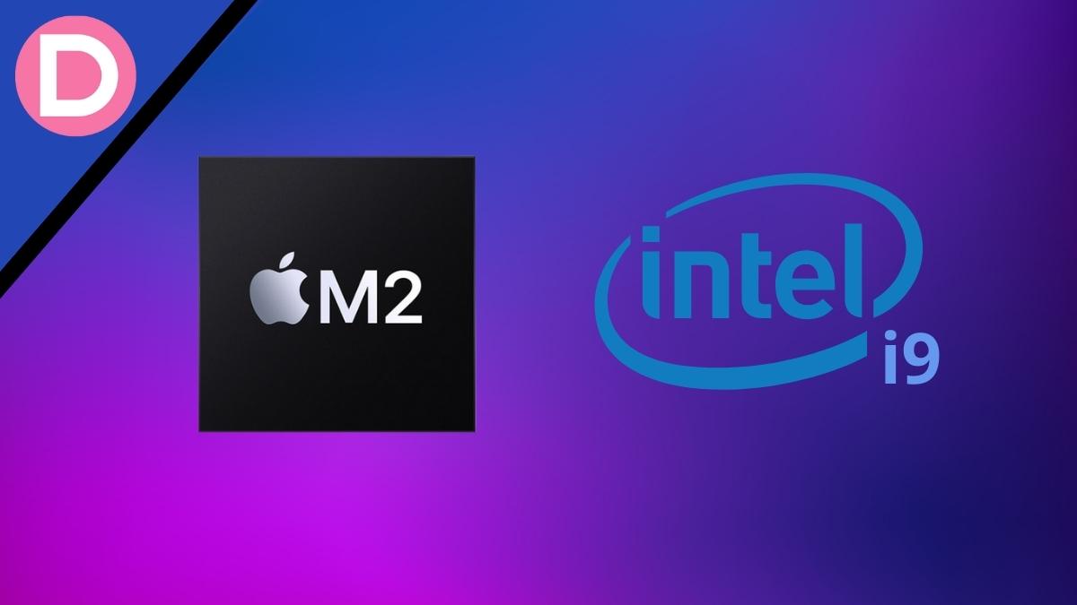 apple M2 vs i9 intel