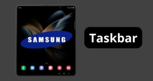 Samsung Android 12L Taskbar
