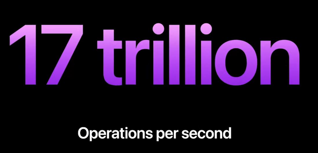 a16 17 trillion operations