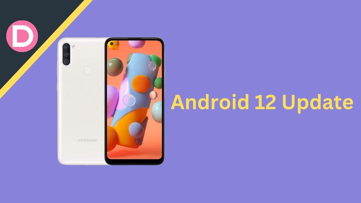 Galaxy A11 to receive Android 12