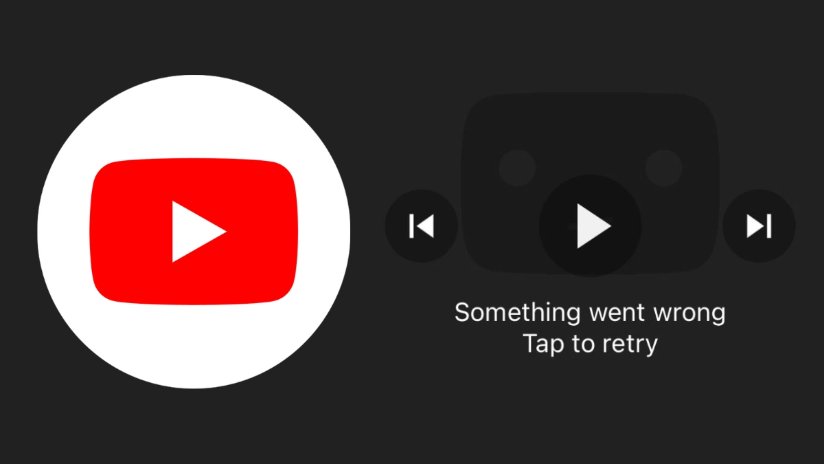 Something went wrong Youtube
