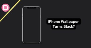 Wallpaper Turns Black iphone