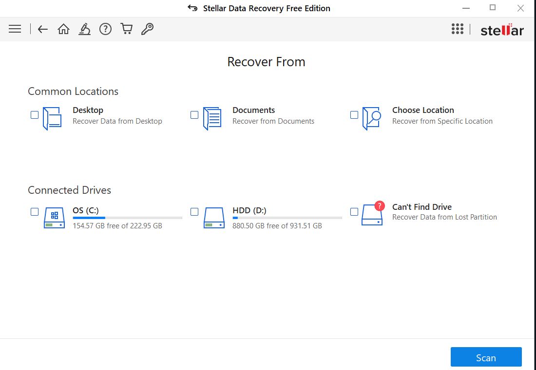 Stellar Data Recovery from
