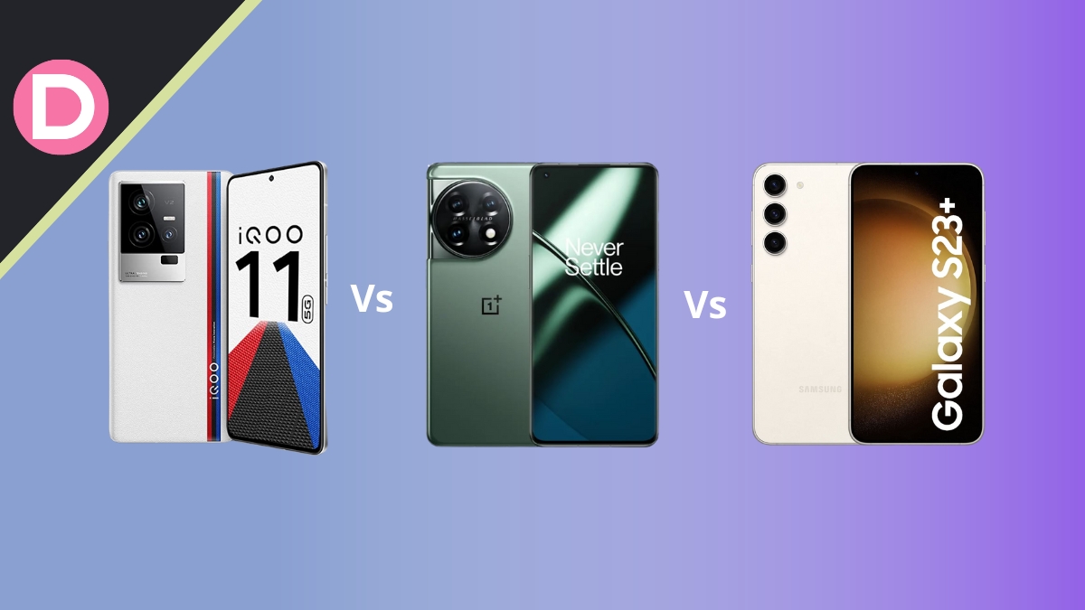OnePlus 11 vs iQOO11 vs Galaxy S23