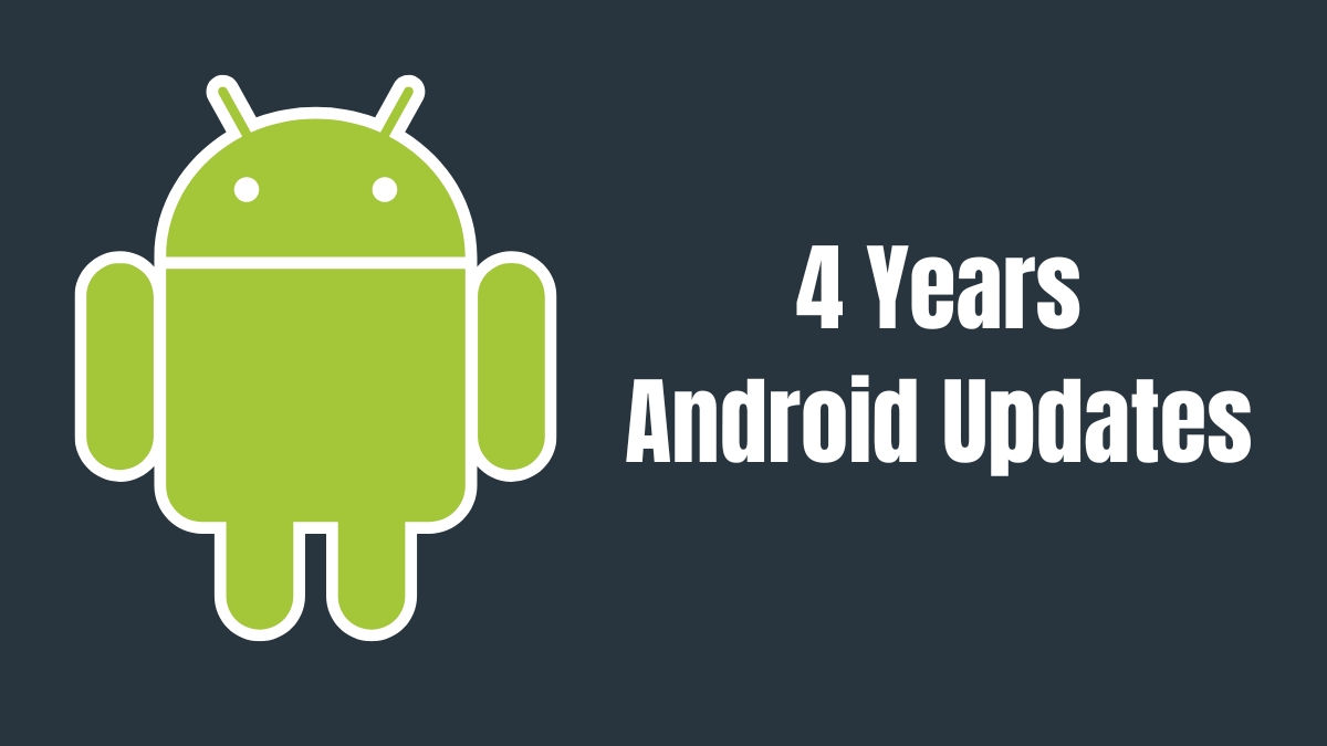 4 Years of Android Updates