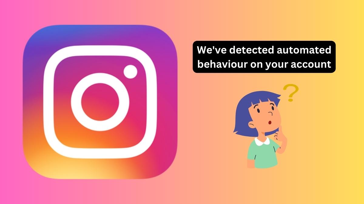 We've detected automated behaviour on your account