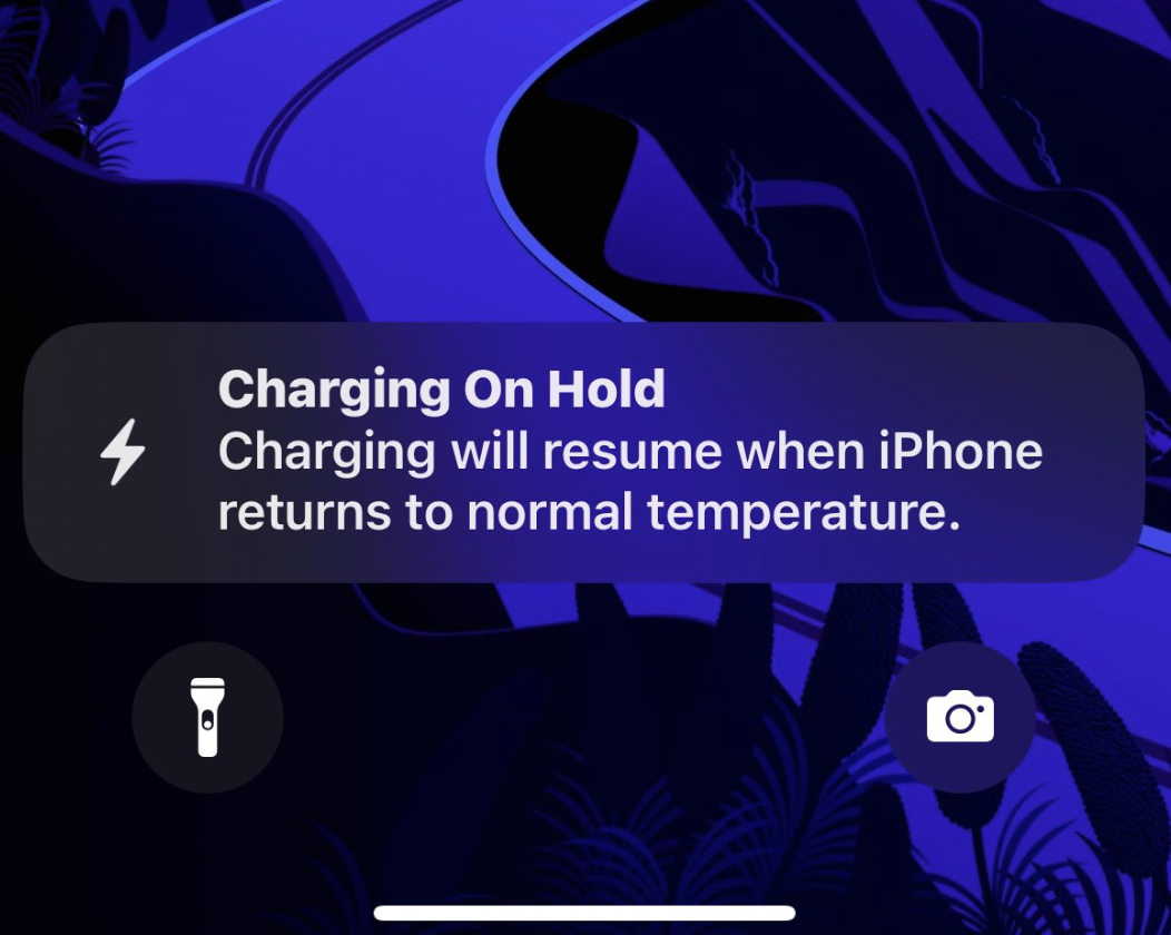 stops charging