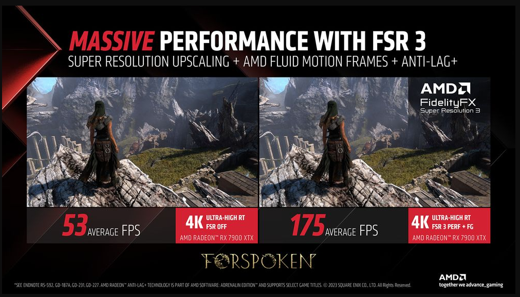 Features AMD FSR 3