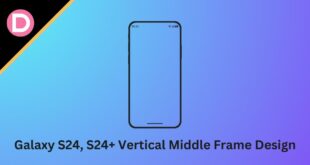 Galaxy S24, S24 plus Vertical Middle Frame Design