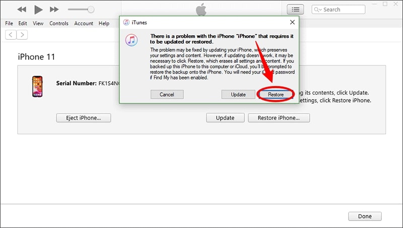 Using iTunes or Finder