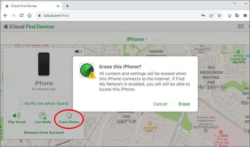 Using Find My iPhone