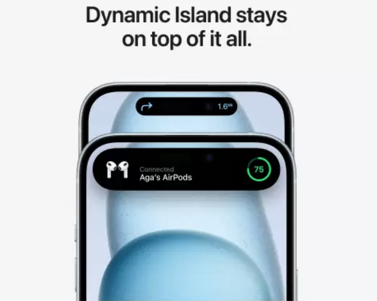dynamic iphone 15