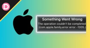 Fix com.apple.family.error