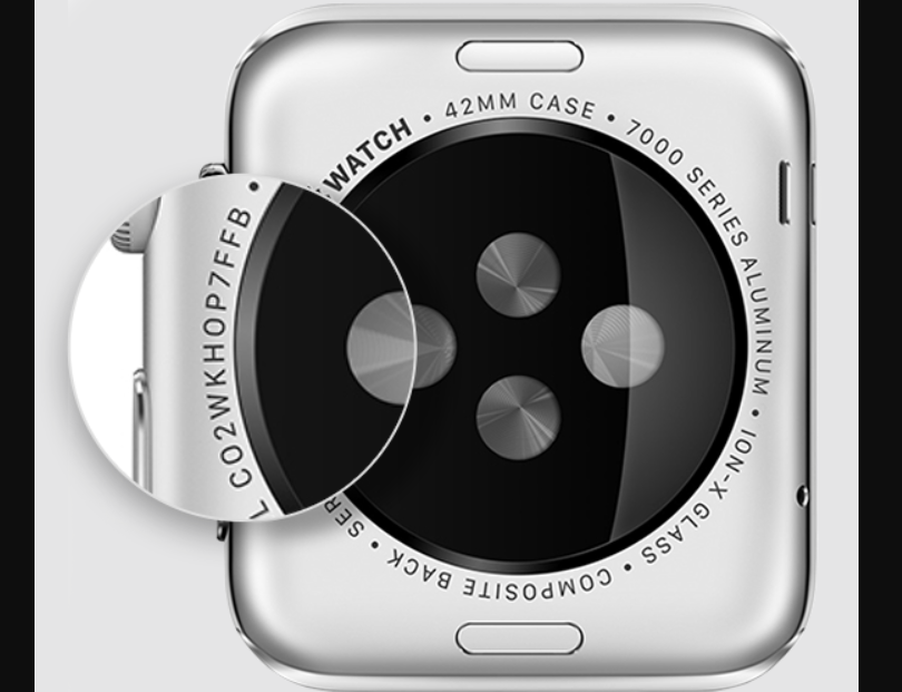 behind your Apple Watch