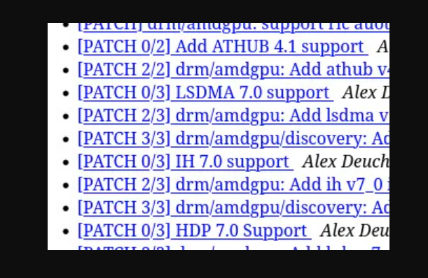 Patch Series for Linux