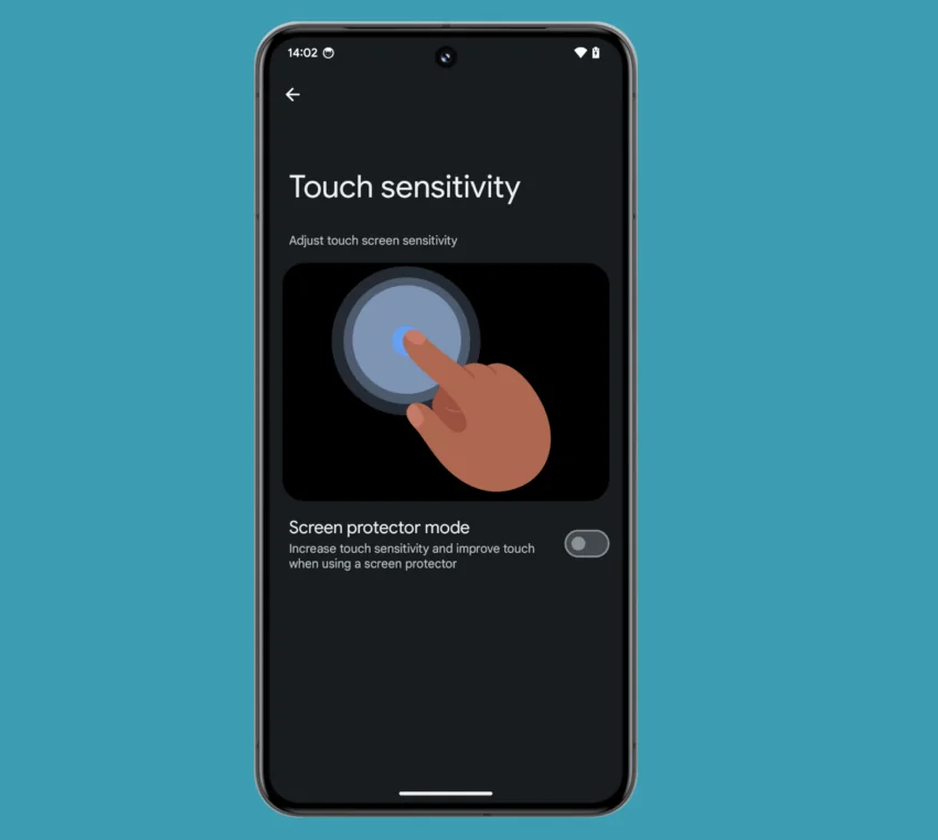 Touch Sensitivity Feature
