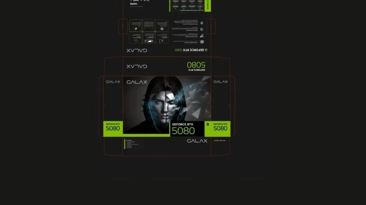 GeForce RTX 5080 Box from GALAX