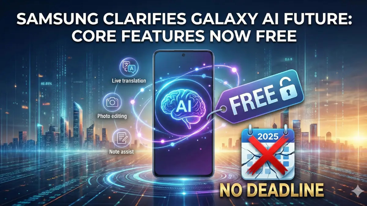 Samsung Clarifies Galaxy AI Future; Core Features Are Now Free, No 2025 Deadline