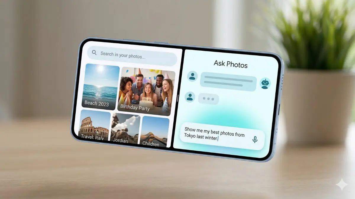 Google Photos adds a toggle between classic search and Ask Photos results