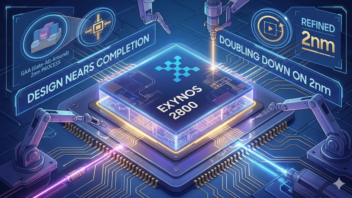 Samsung Exynos 2800 design nears completion as company doubles down on refined 2nm process