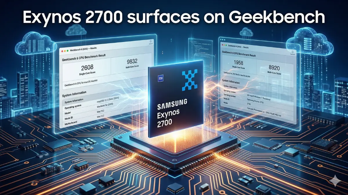 Samsung Exynos 2700 surfaces on Geekbench with early CPU numbers - Deal ...