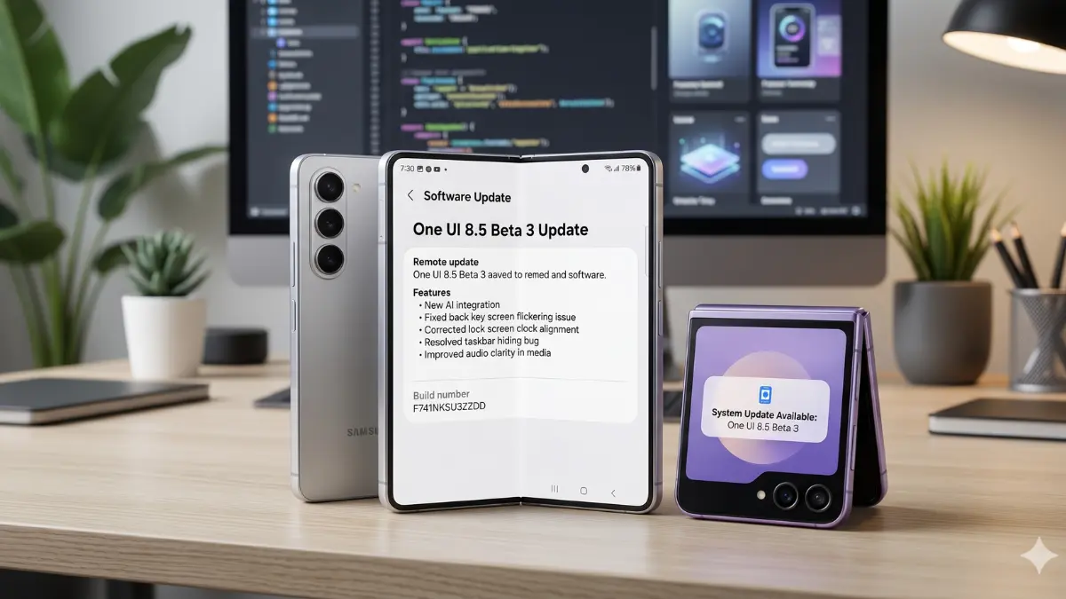 Samsung Galaxy Z Flip 6 and Fold 6 Receive One UI 8.5 Beta 3 Update in South Korea