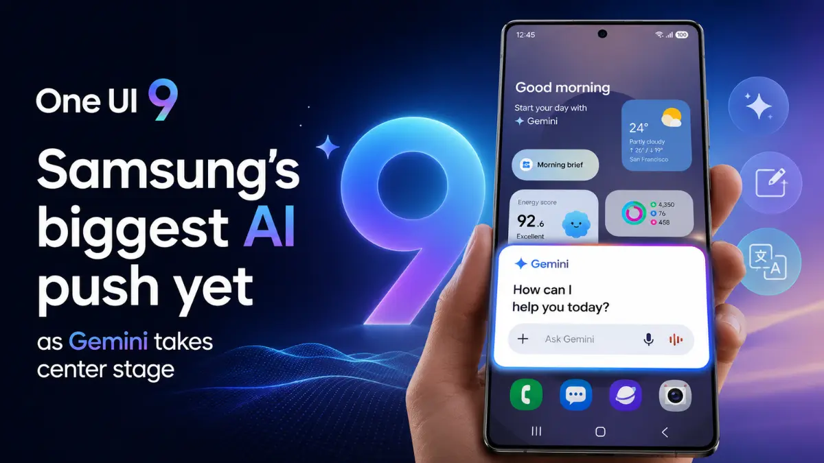 One UI 9 could be Samsung’s biggest AI push yet as Gemini takes center stage