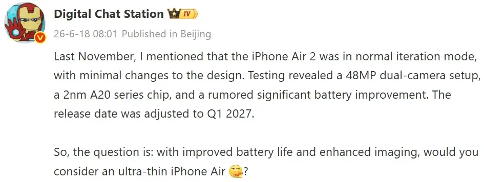 iphone air 2 leak new details