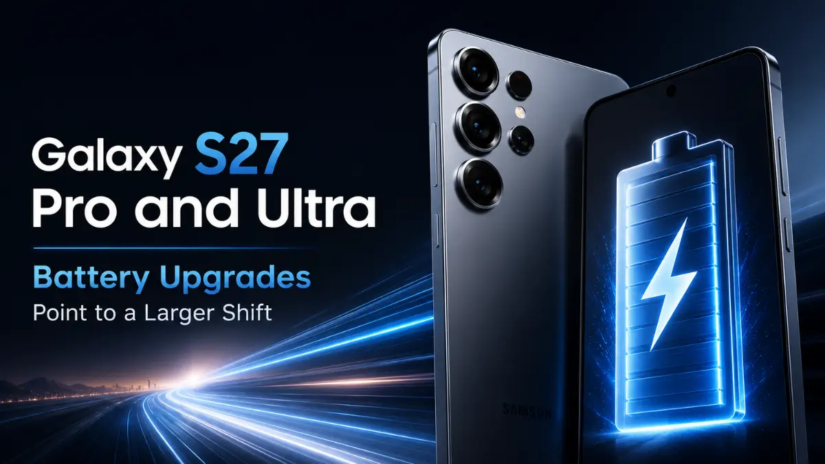 Samsung Galaxy S27 Pro and Ultra Battery Upgrades Point to a Larger Shift