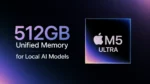 Apple M5 Ultra Gets 512GB Unified Memory for Local AI Models article featured image