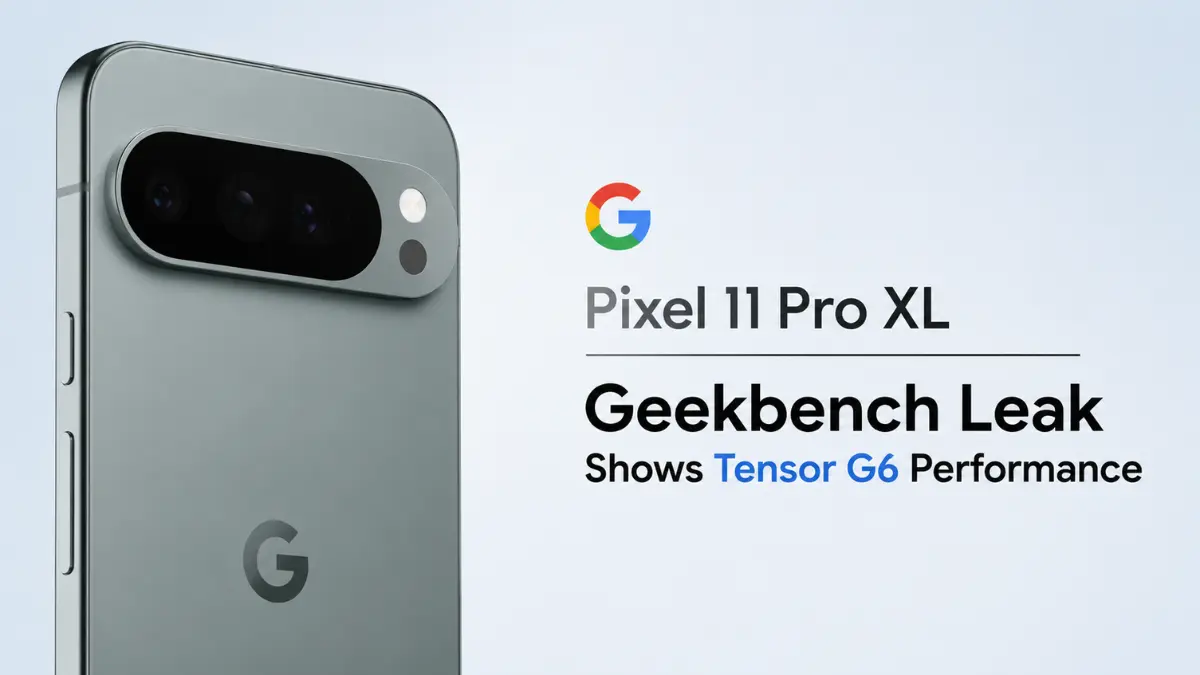Google Pixel 11 Pro XL Geekbench Leak Shows Tensor G6 Performance