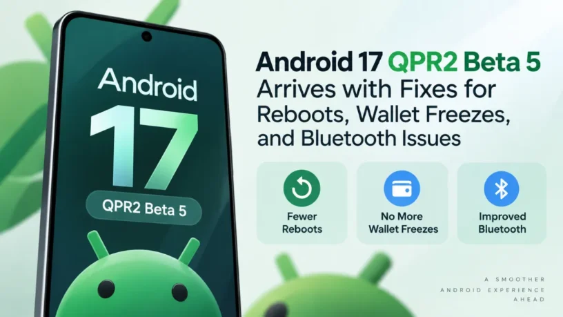 Android 17 QPR2 Beta 5 Arrives with Fixes for Reboots, Wallet Freezes, and Bluetooth Issues
